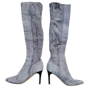 Cole Haan Marina Over-The-knee Suede Gray Boots Women's Size 9B Style D44724